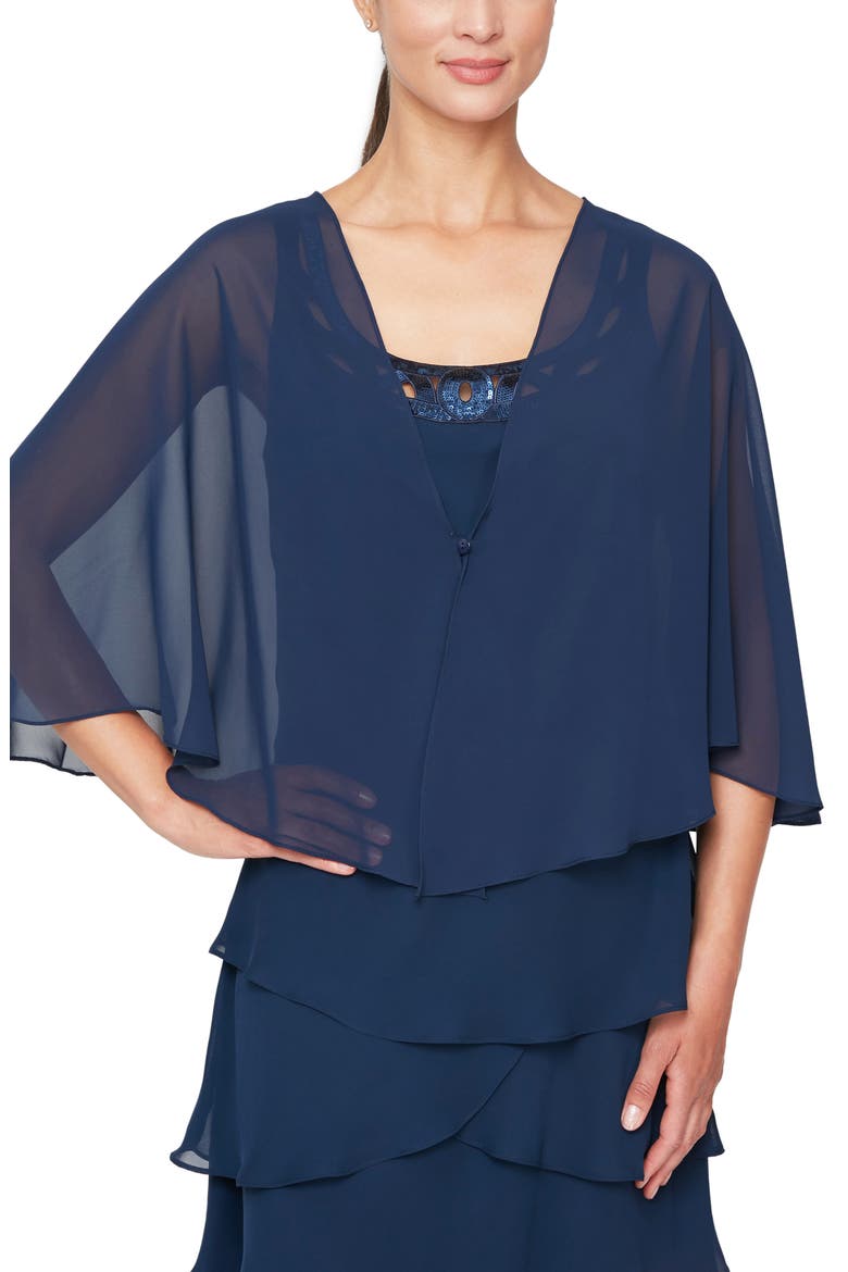 Multi Wear Shawl, Main, color, NAVY