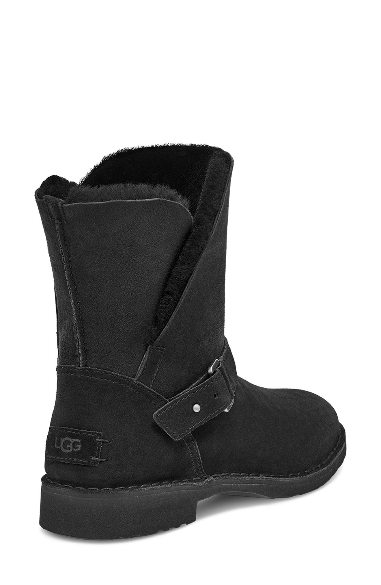 UGG<sup>®</sup> Syden Genuine Shearling Lined Bootie, Alternate, color, 