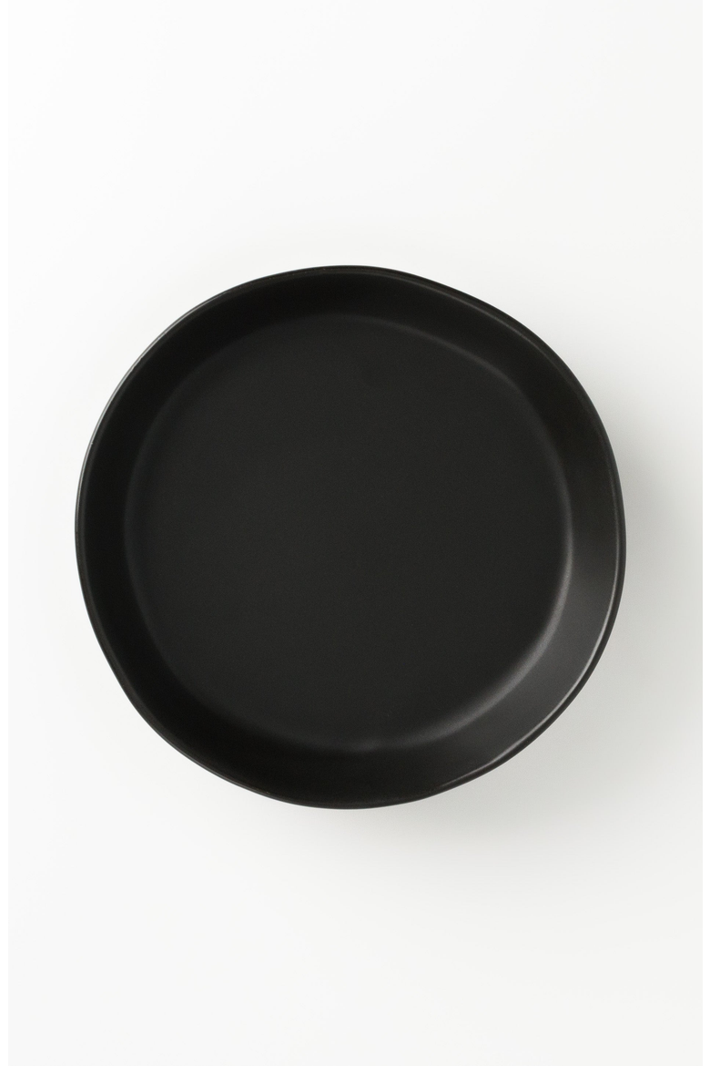 Skali Coupe Salad Plate, Main, color, Matte Black / Individual