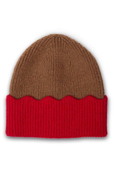 Scallop Trim Beanie