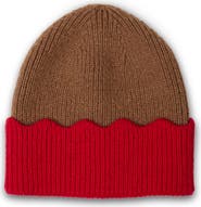 SAACHI Scallop Trim Beanie