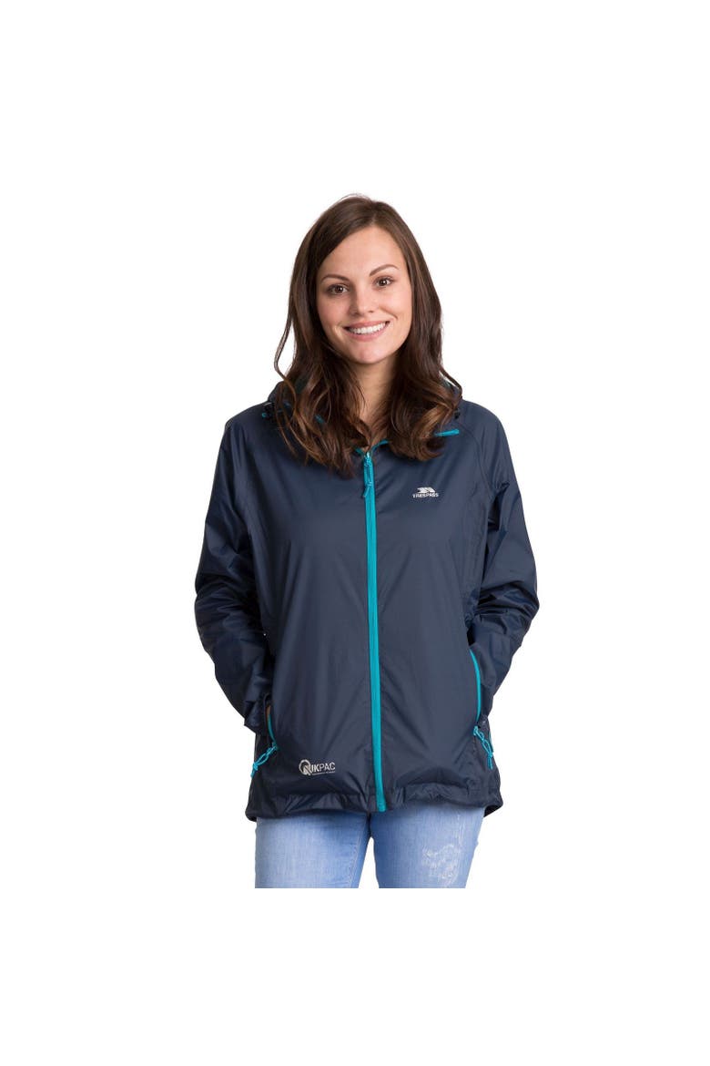 Qikpac Packaway Waterproof Jacket, Alternate, color, Navy