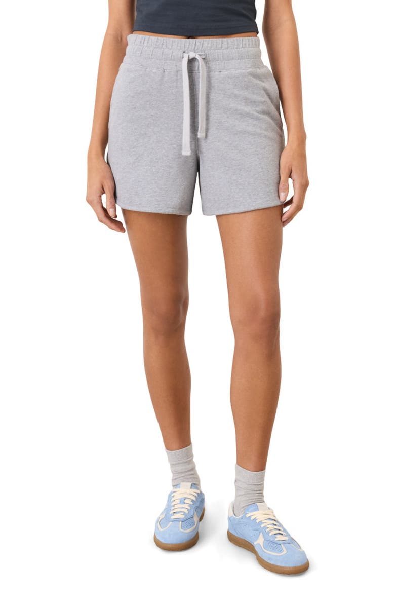 Pact CloudKnit Curved Hem Short, Alternate, color, Heather Grey