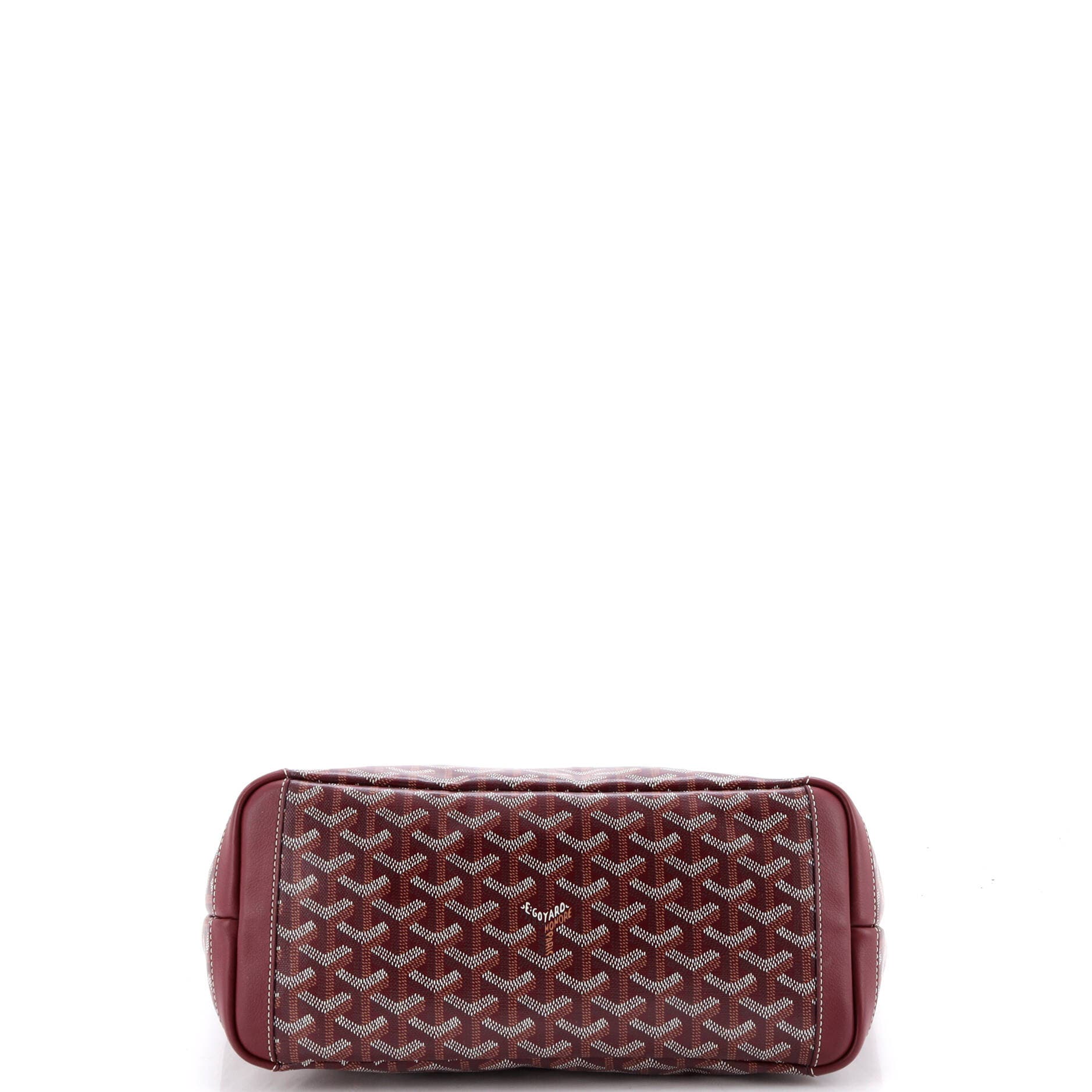 Pre-Owned Goyard Artois Tote Coated Canvas PM, Alternate, color, Burgundy