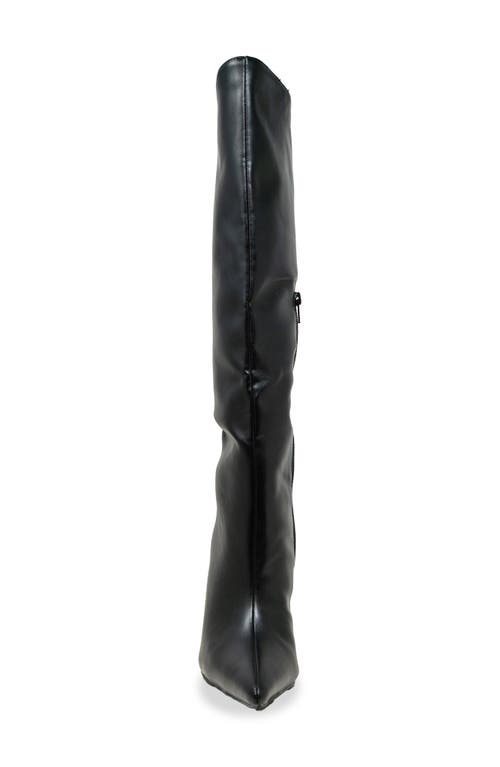 Chase & Chloe Chase And Chloe Knee High Boot In Black