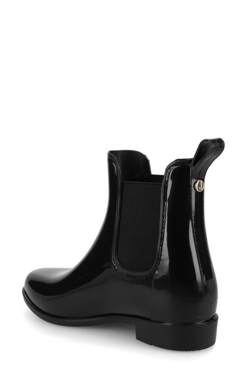 Journee Collection Drizzle Waterproof Rain Boot In Black