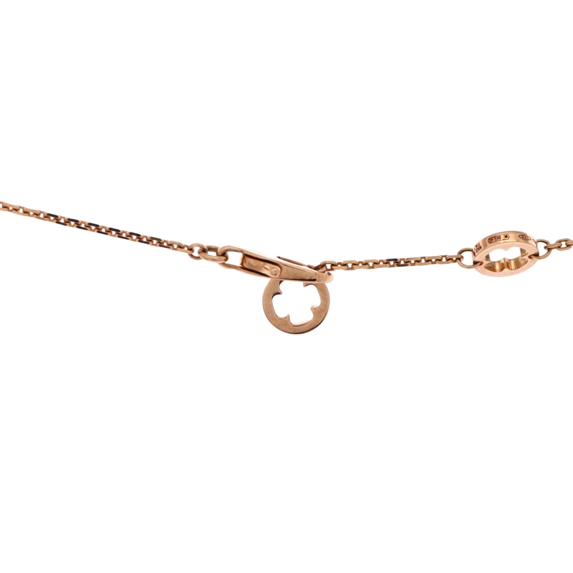 Fiorever Drop Pendant Necklace 18K Rose Gold and Diamonds, Alternate, color, Metallic Gold