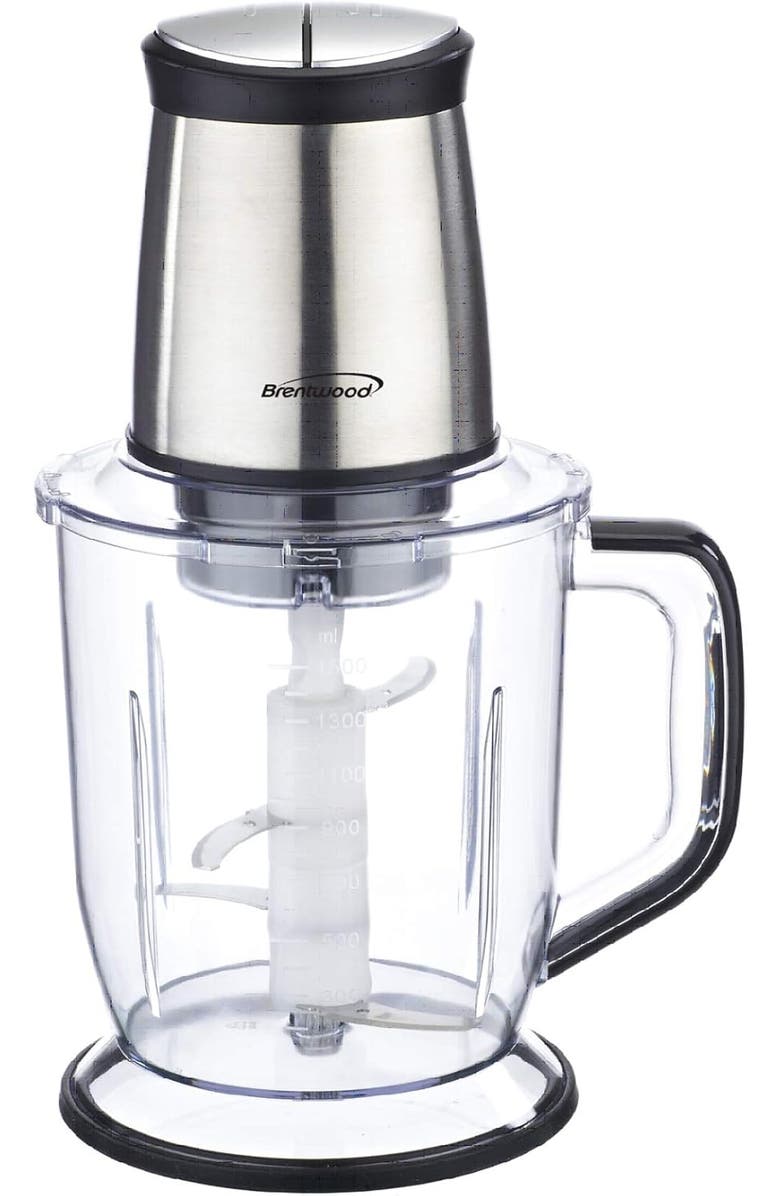 Brentwood Food Processor, Alternate, color, Stainless Steel