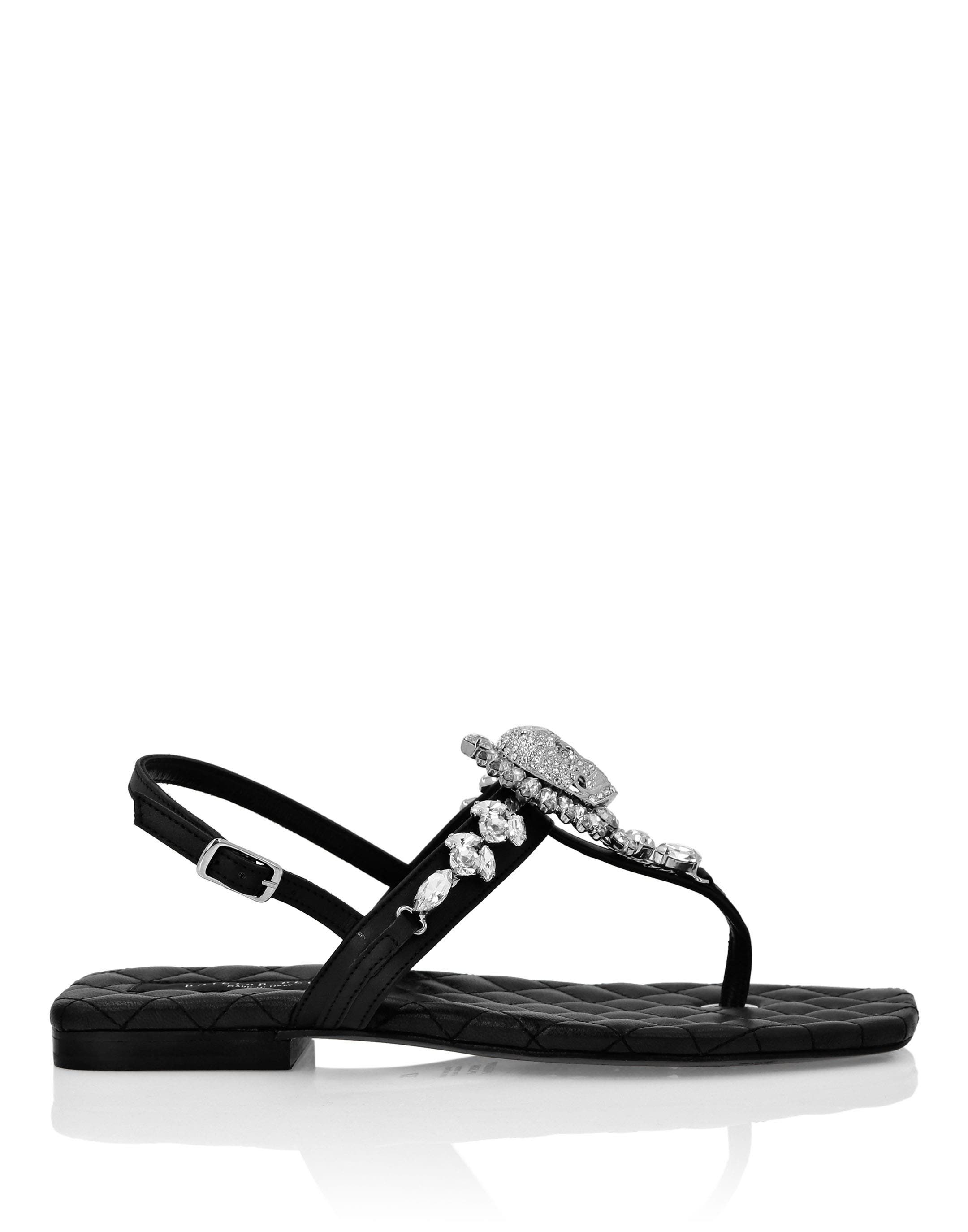 Flat Sandals Women Women, Alternate, color, black
