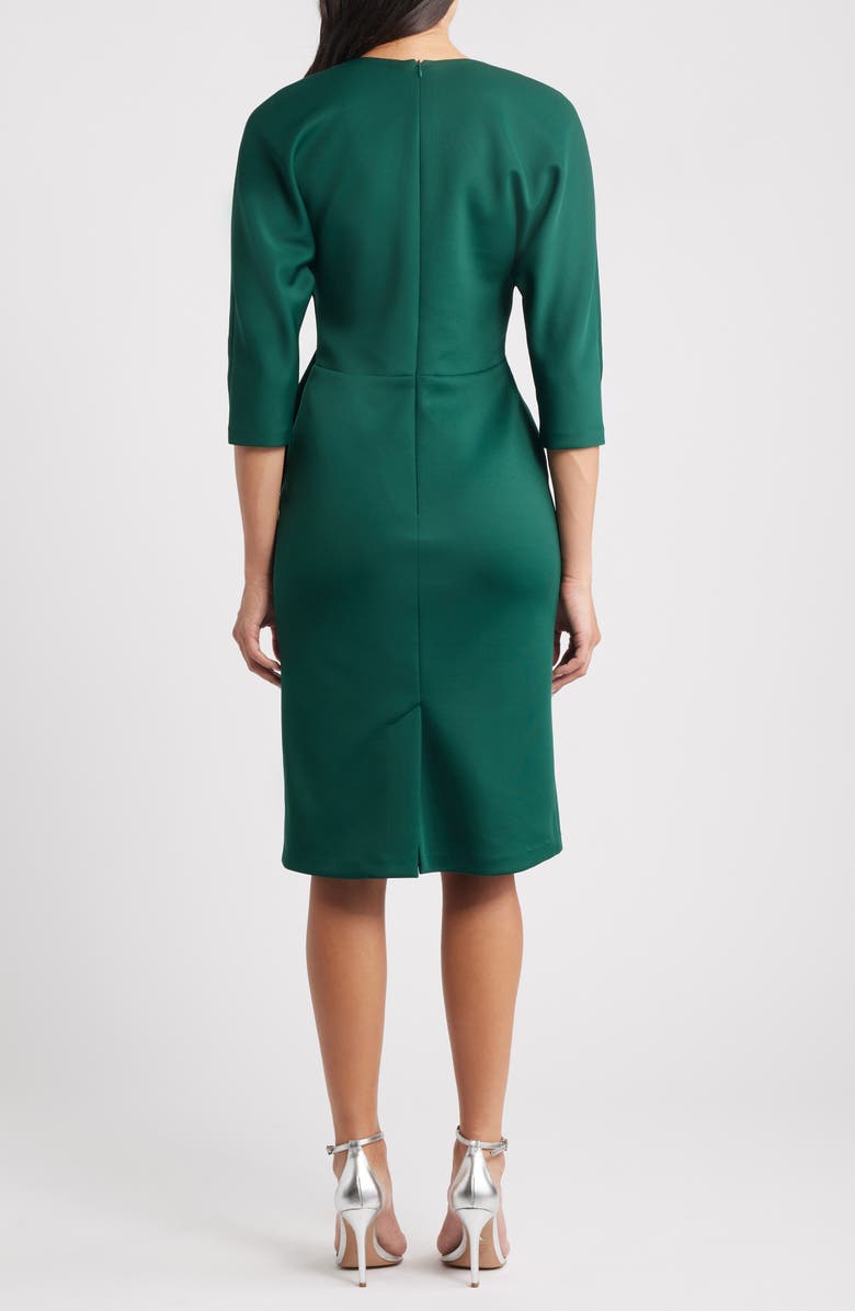 Eliza J Faux Wrap Cocktail Dress, Alternate, color,