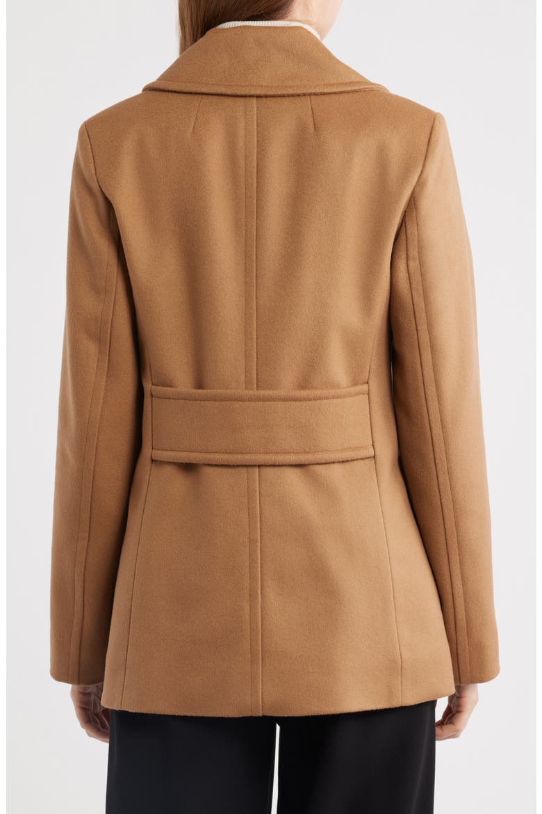 Ali Wool Peacoat (Nordstrom Exclusive), Alternate, color, CAMEL
