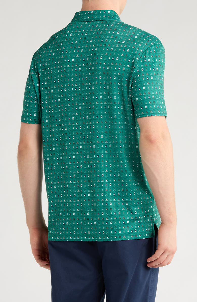 Original Penguin Jersey Polo, Alternate, color, Galapagos Green