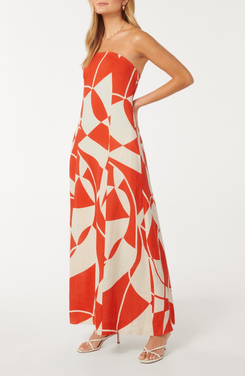 Ever New Amanda Strapless Maxi Dress, Alternate, color, 