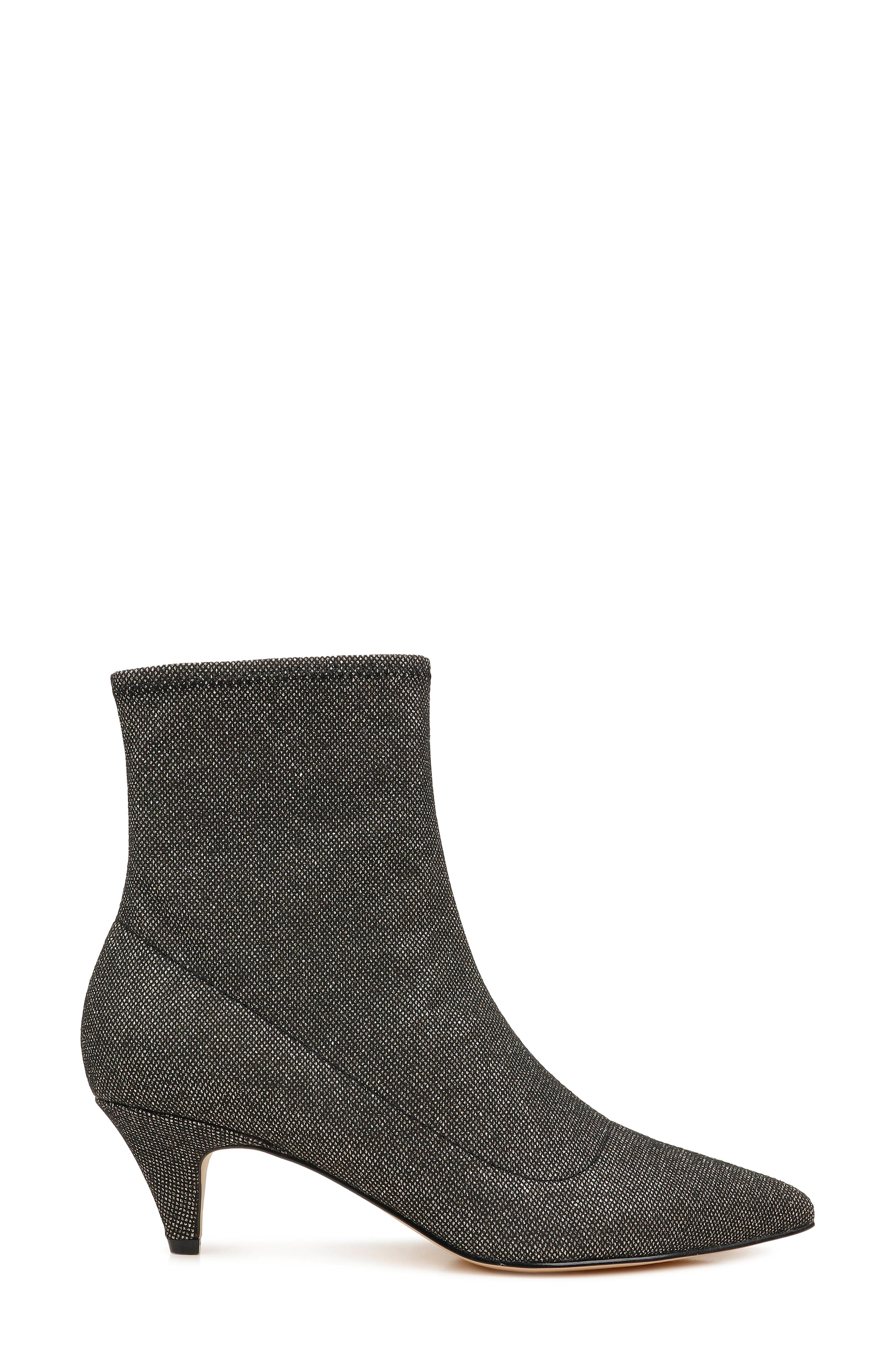 Pointed Toe Bootie, Alternate, color, SMOKE FABRIC