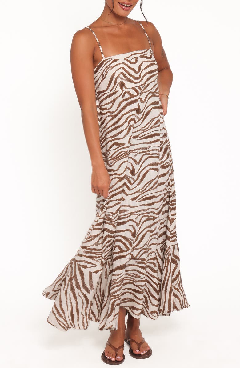Petal & Pup Kelsie Tiered Maxi Dress, Alternate, color, 