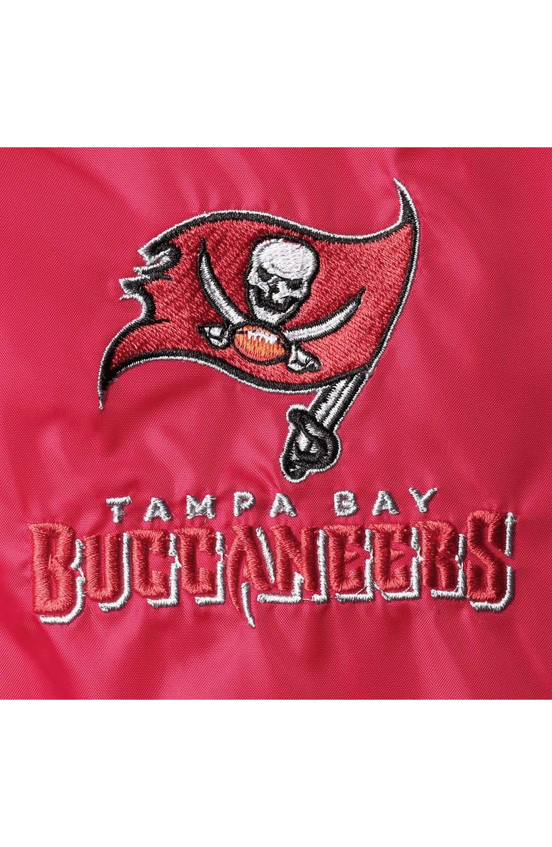 DUNBROOKE Men's Dunbrooke Red Tampa Bay Buccaneers Coaches Classic Raglan Full-Snap Windbreaker Jacket, Alternate, color, Red