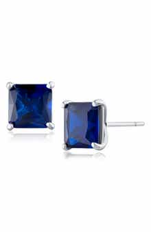 Radiant Princess Cut Stud Earrings