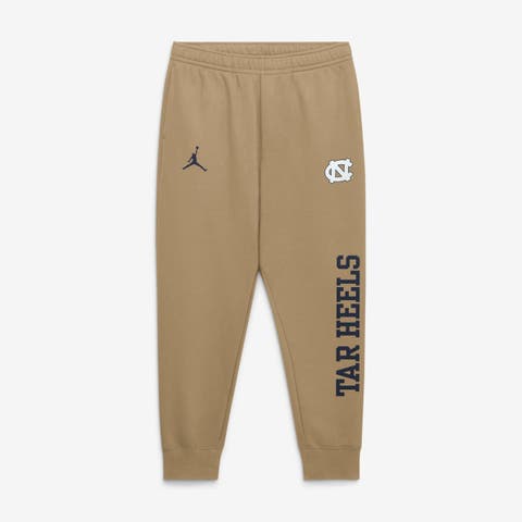 Men's Jordan Brand Beige North Carolina Tar Heels Primetime Club Fleece Joggers