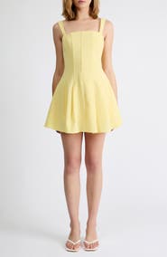 Extro & Vert Zoe Textured Seam Minidress