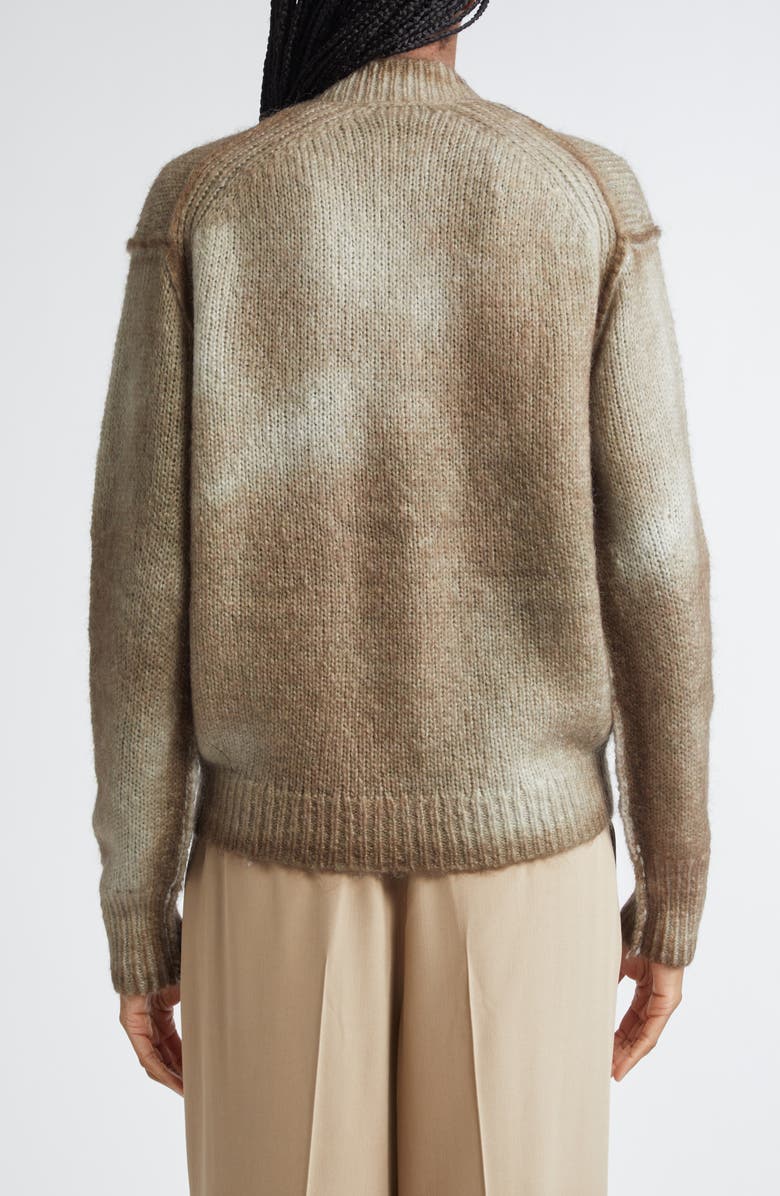 Acne Studios Kark V-Neck Oversize Cardigan, Alternate, color, 