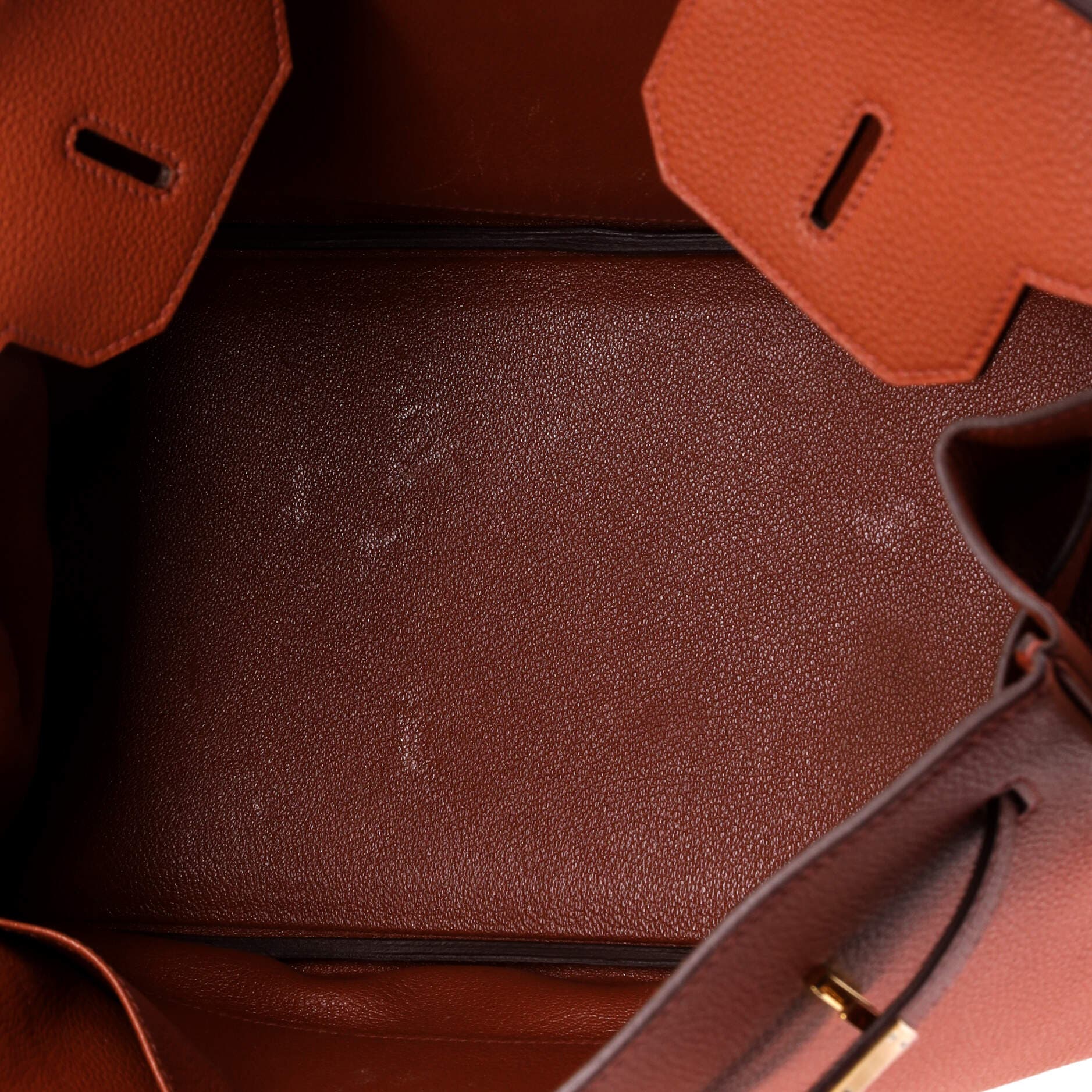 Pre-Owned Hermes Birkin Handbag Brown Togo with Gold Hardware 35, Alternate, color, Brique