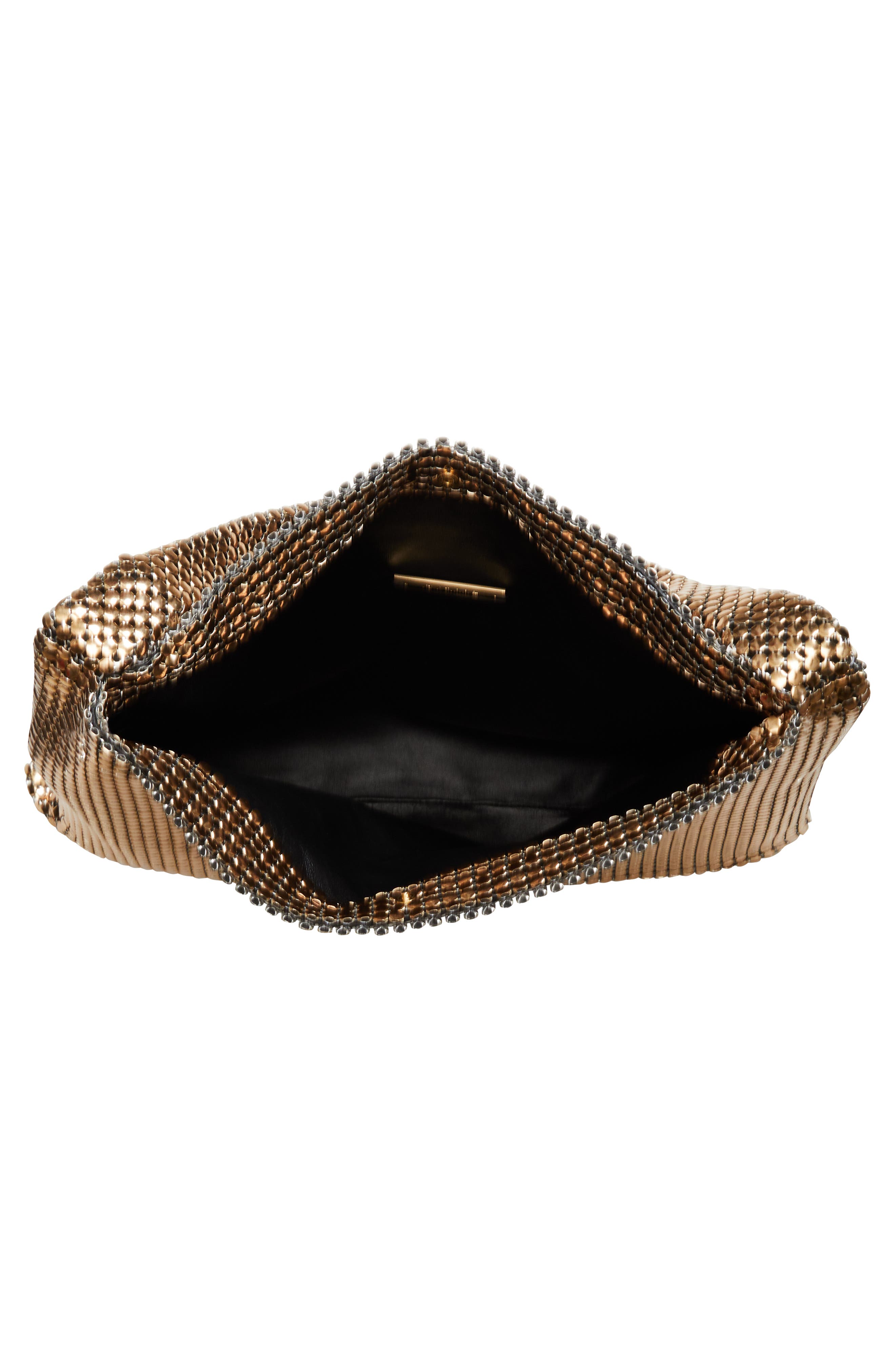 Rabanne Pixel Chain Mesh Tote, Alternate, color, 
