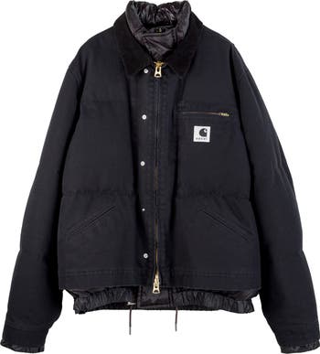 25aw sacai Carhartt WIP Duck Jacket 黒3 25aw sacai Carhartt WIP Duck Jacket 黒3 Carhartt WIP sacai x