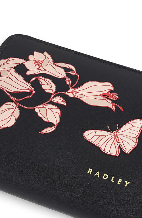 Radley London Butterfly Large Continental Wallet In Black