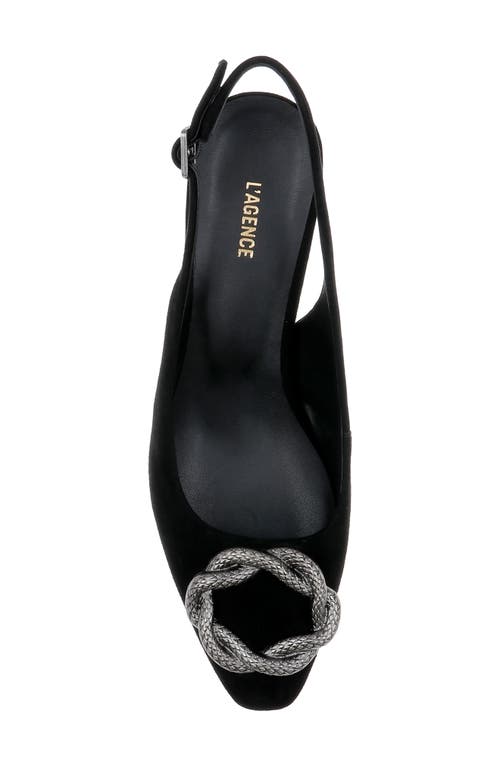 L'agence Elayne Slingback Pump In Black