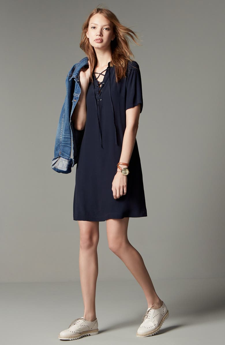 Michael Kors Double Wrap Leather Strap Watch, 42mm, Alternate, color, 