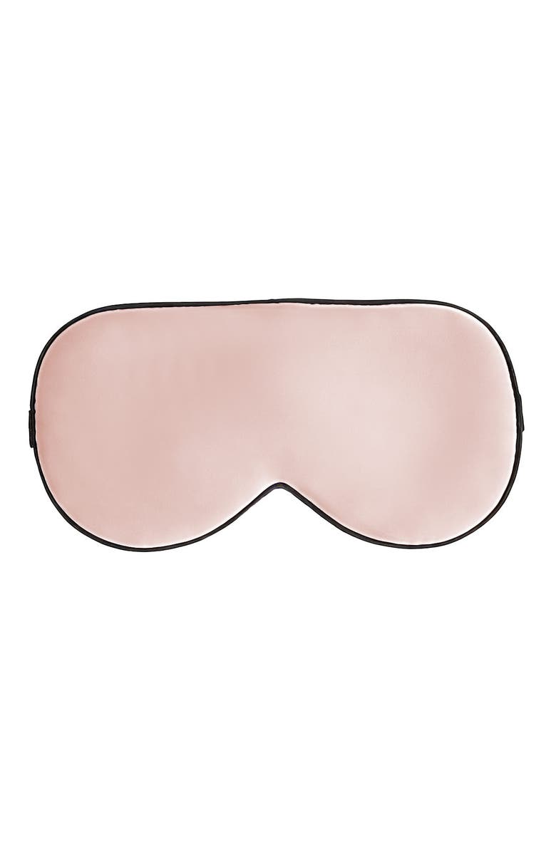 SILKSILKY Pure Silk Elastic Band Sleep Eye Mask, Main, color, Pink