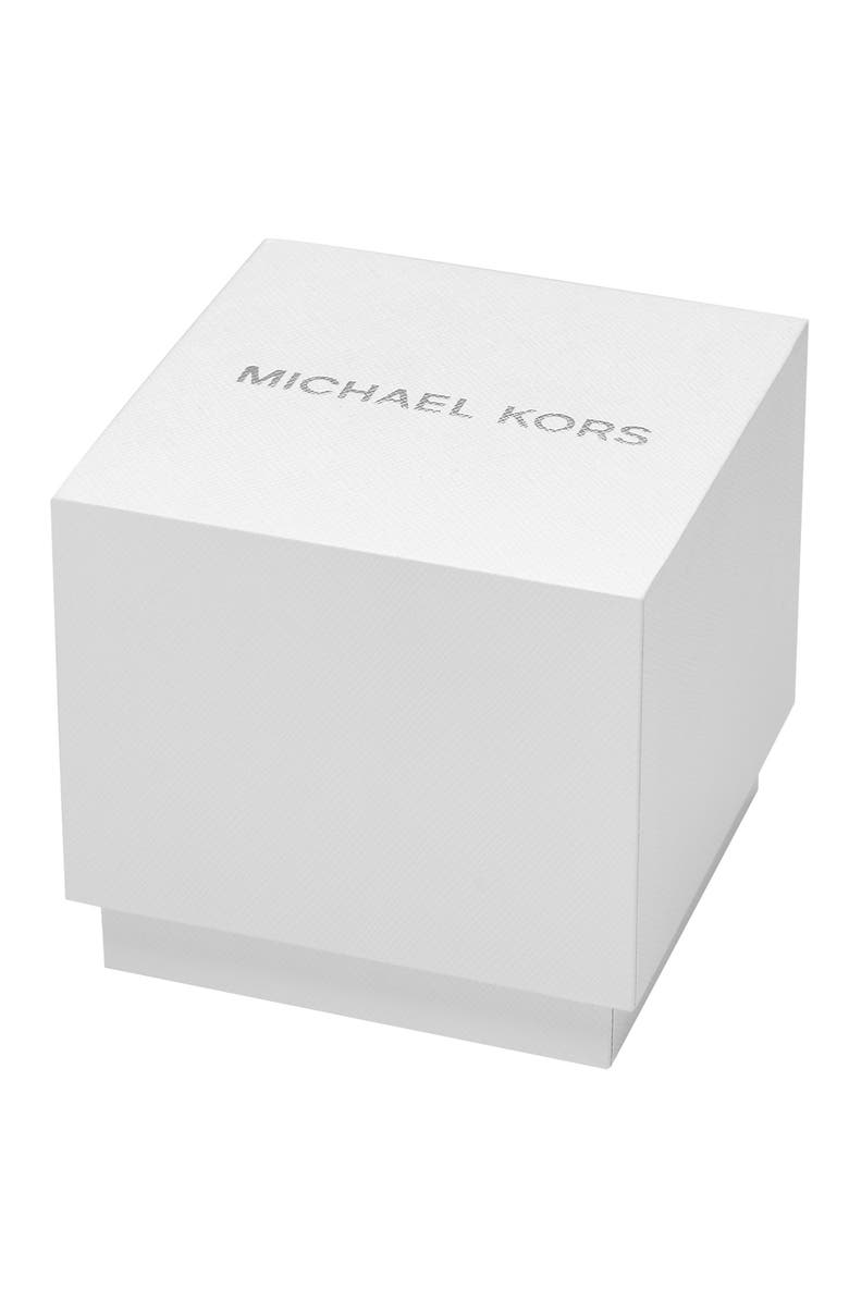 Michael Kors Bradshaw Chronograph Leather Strap Watch, 36mm, Alternate, color, 