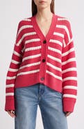 Rails Geneva Stripe Cotton Cardigan
