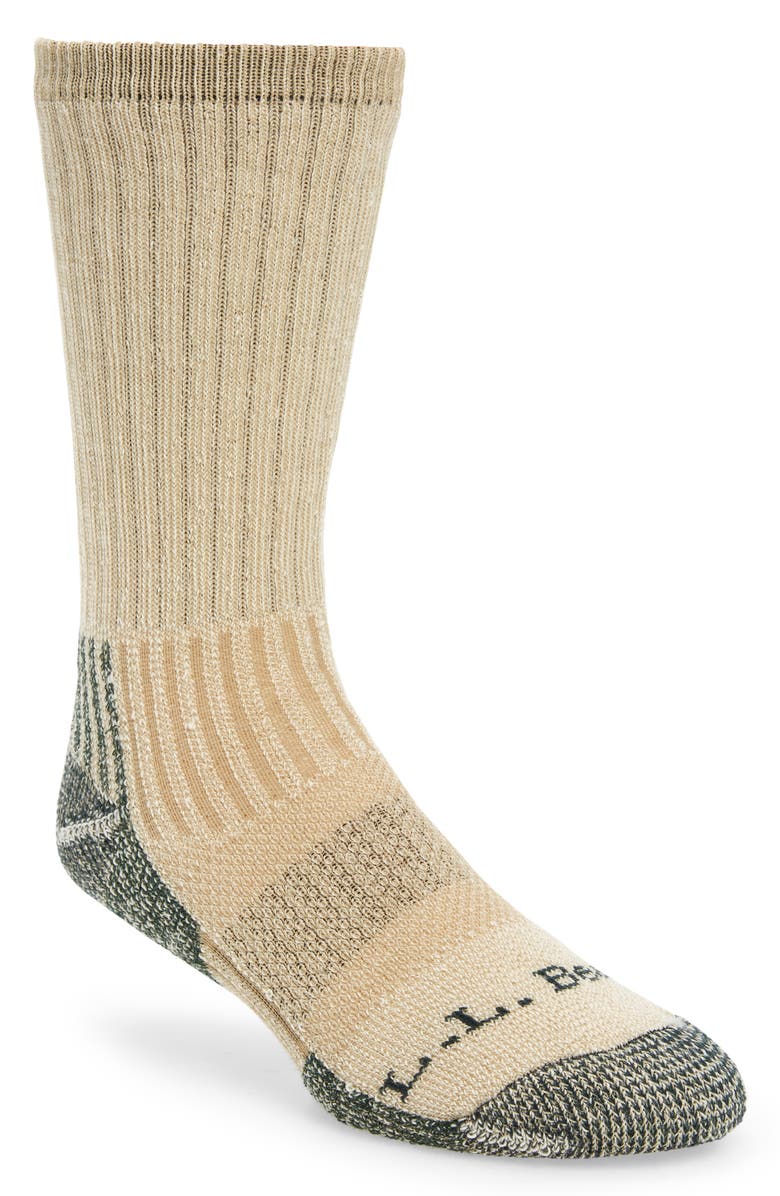 L.L.Bean L.L. Bean Merino Wool Blend Boot Socks, Main, color, 