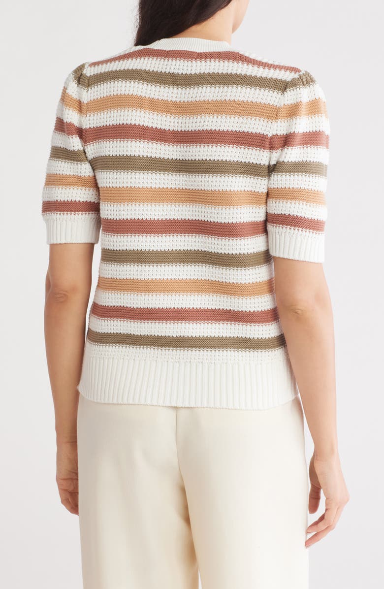 Striped Textured Cardigan