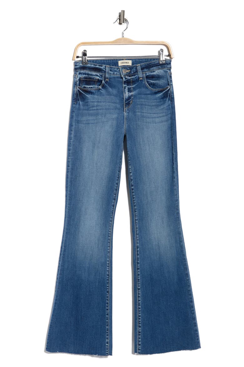 Sera High Waist Flare Jeans, Alternate, color, HAMPTON