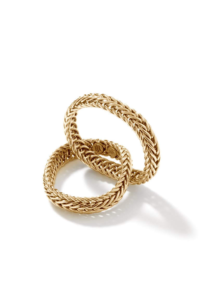 Icon Chevron Crossover Ring, 4.5MM, Alternate, color, GOLD