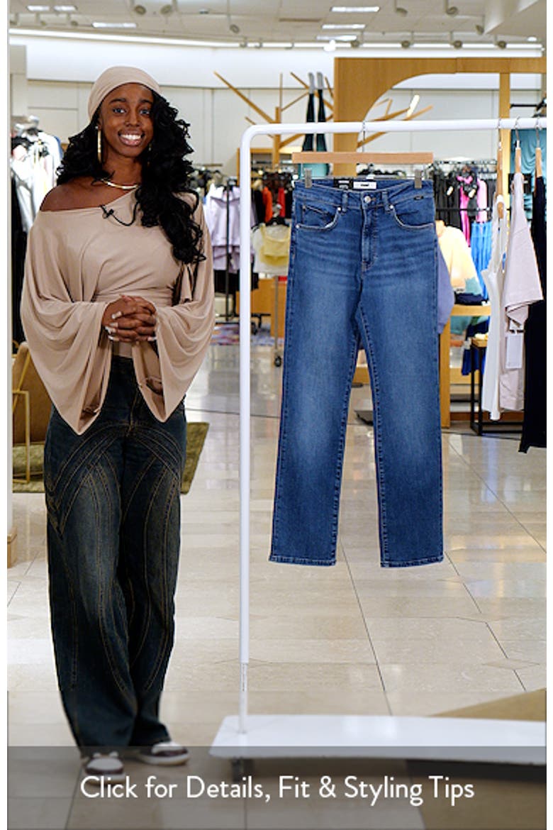 Kendra High Waist Straight Leg Jeans video