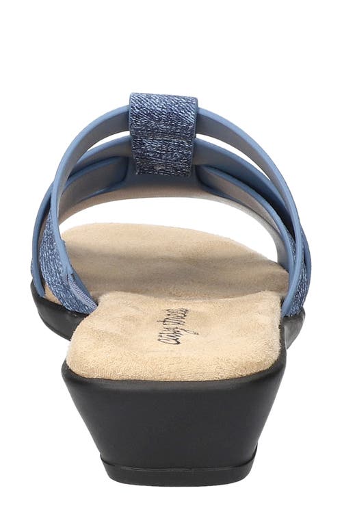 Shop Easy Street Lakeport Slide Sandal In Denim