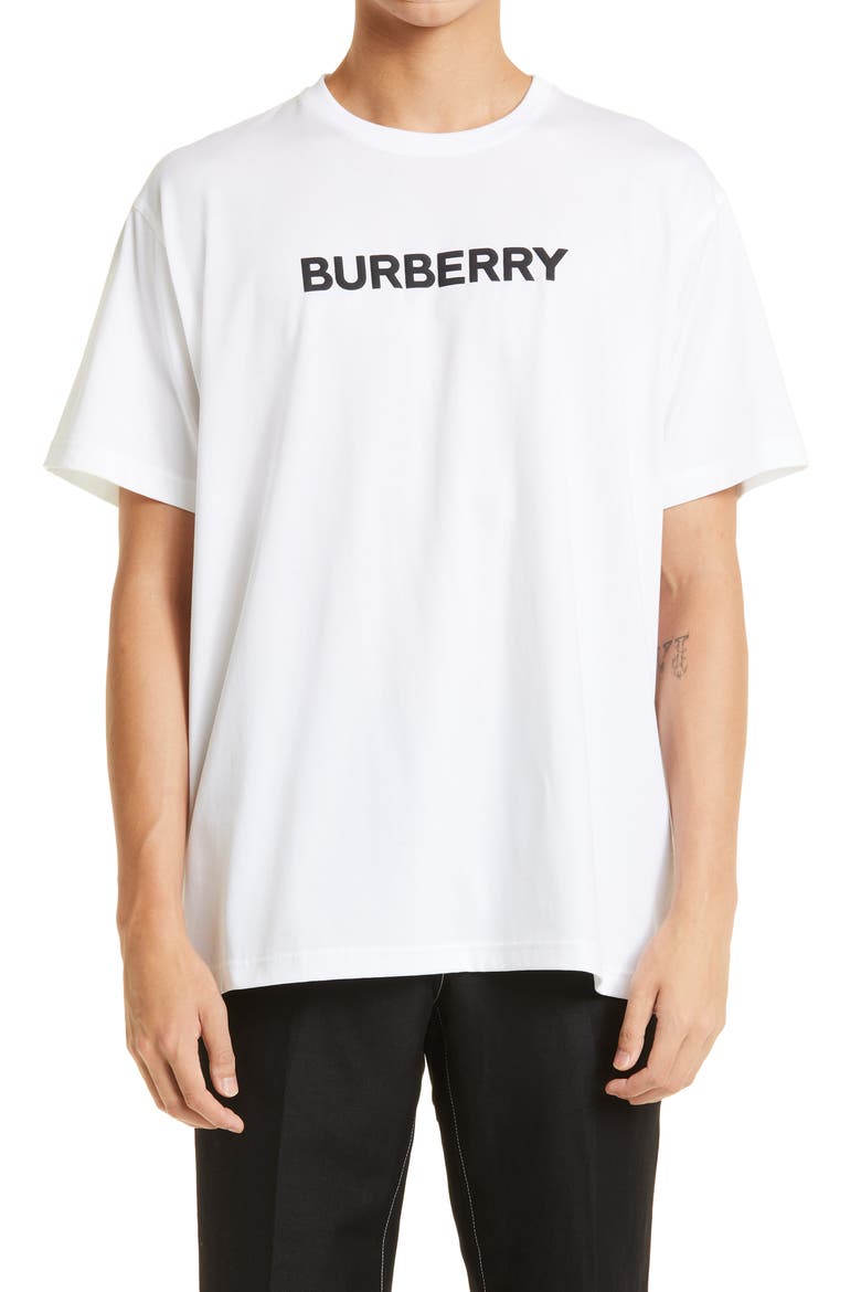 Men's Harriston Logo Graphic Tee, Main, color, WHITE
