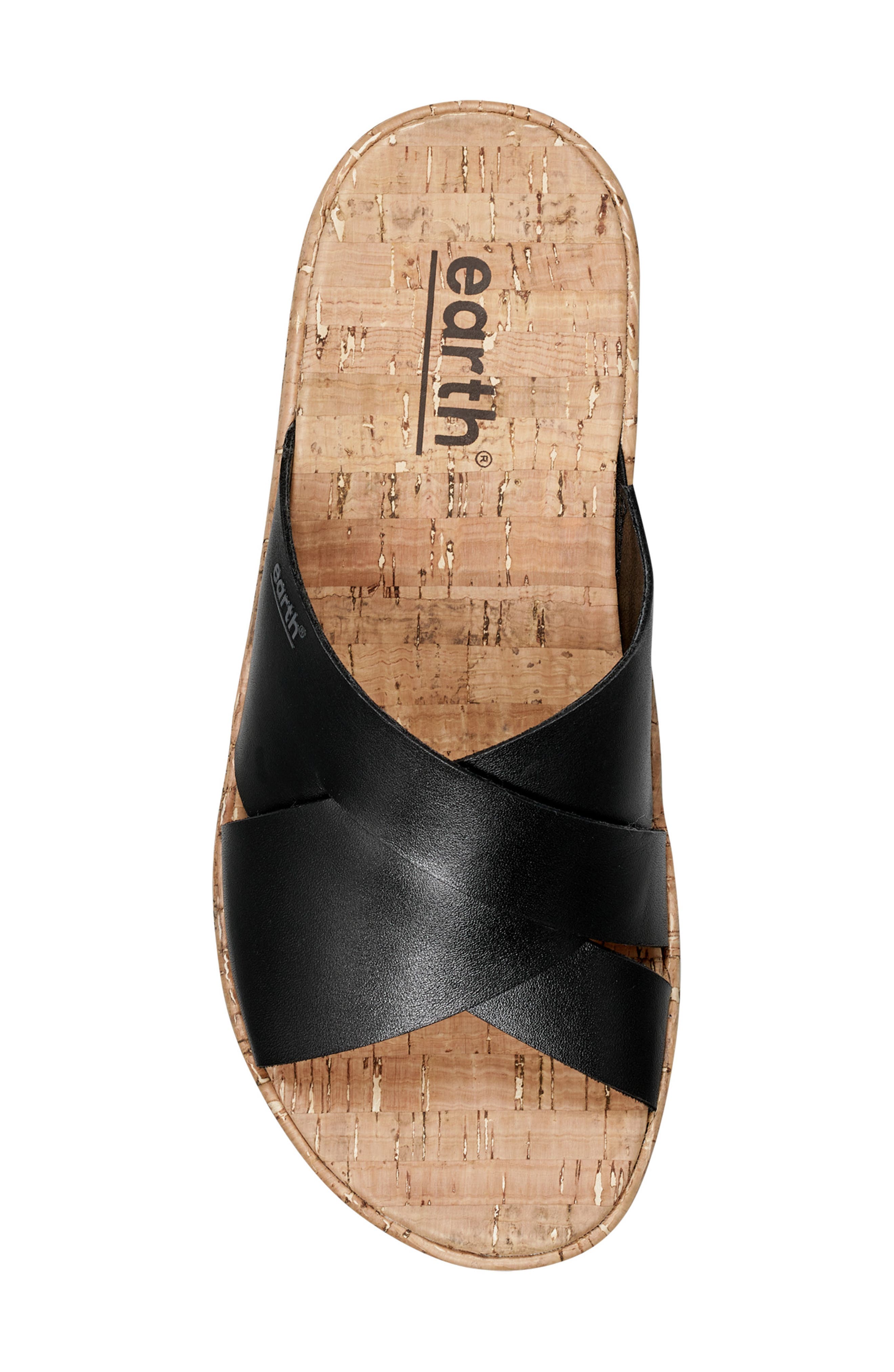 Earth<sup>®</sup> Scout Platform Slide Sandal, Alternate, color, Black
