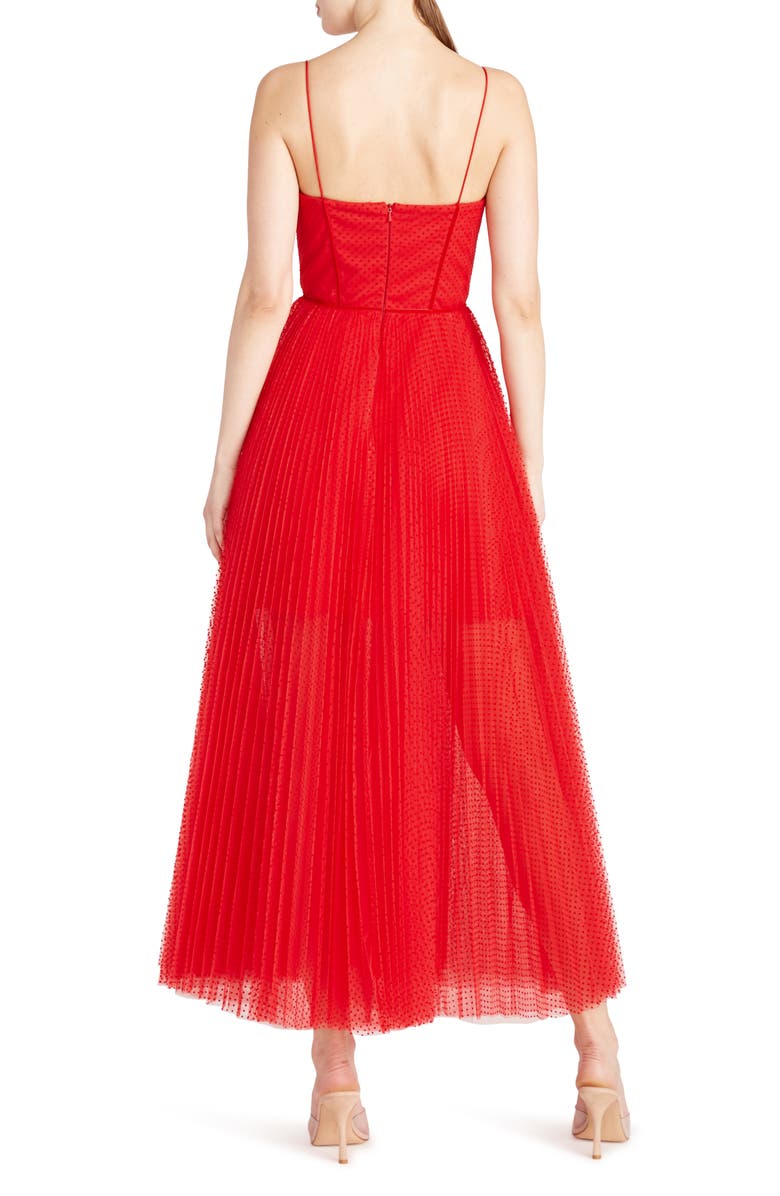 ML Monique Lhuillier Sleeveless Tulle Maxi Dress, Alternate, color, 