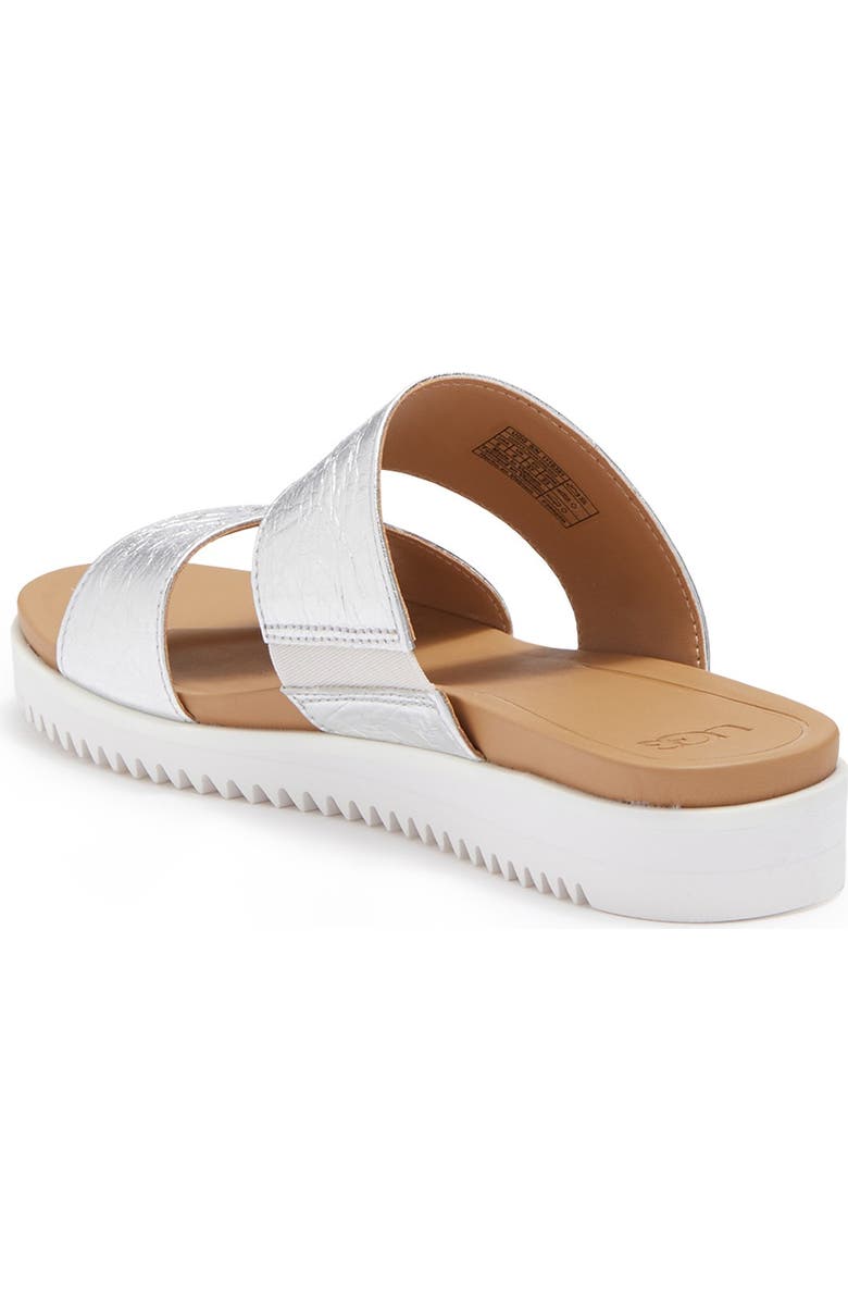 UGG<sup>®</sup> Zyle Metallic Slide Sandal, Alternate, color,