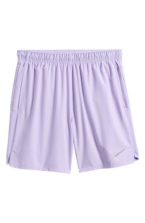 Nike Dri-fit Challenger Athletic Shorts In Purple