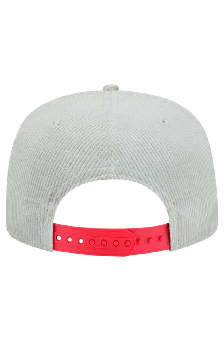 New Era Men's New Era Gray Washington Nationals Corduroy Golfer Snapback Hat, Alternate, color, Gray
