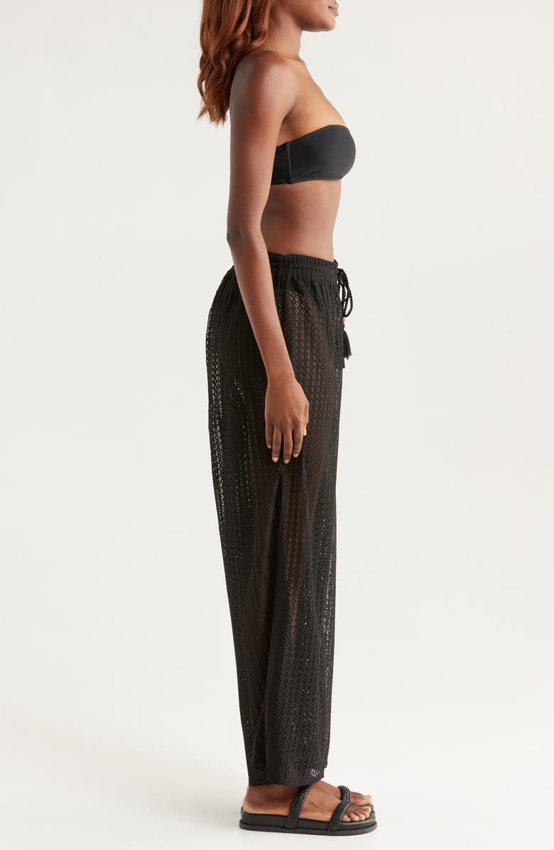 Nordstrom Open Knit Cover-Up Pants, Alternate, color,