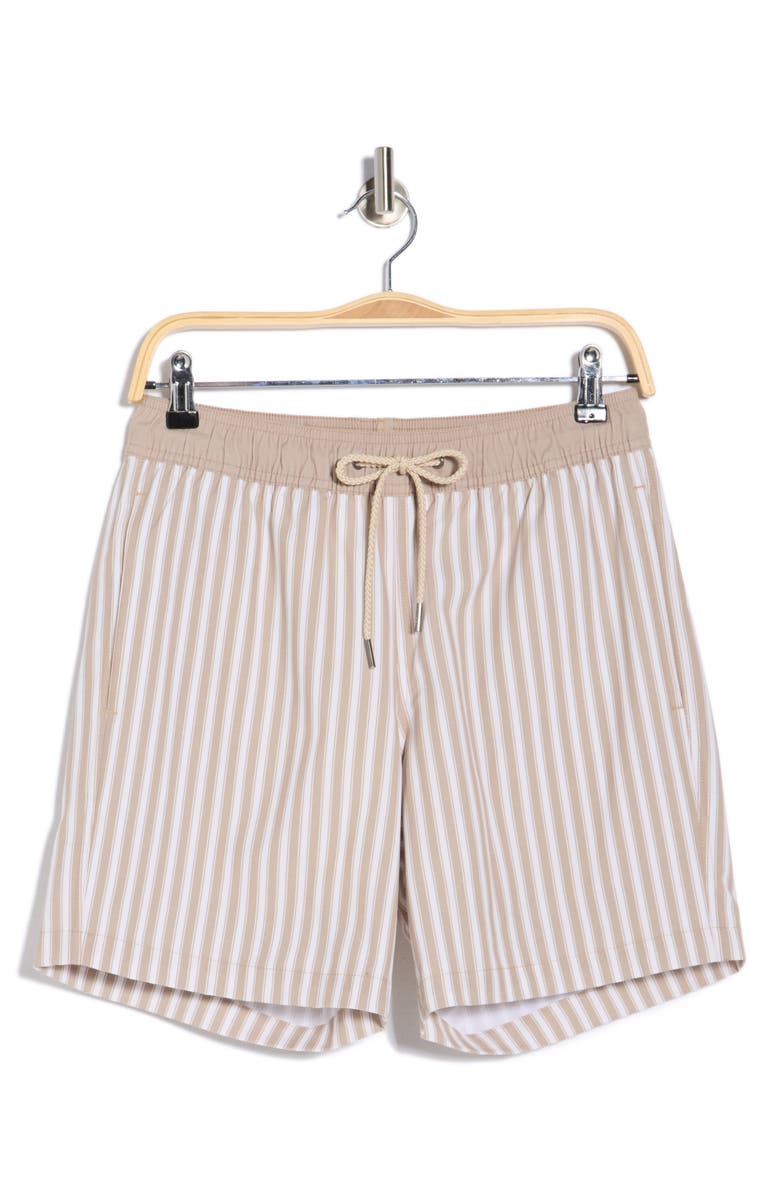 Fair Harbor The Bayberry Swim Trunks, Alternate, color, Khaki