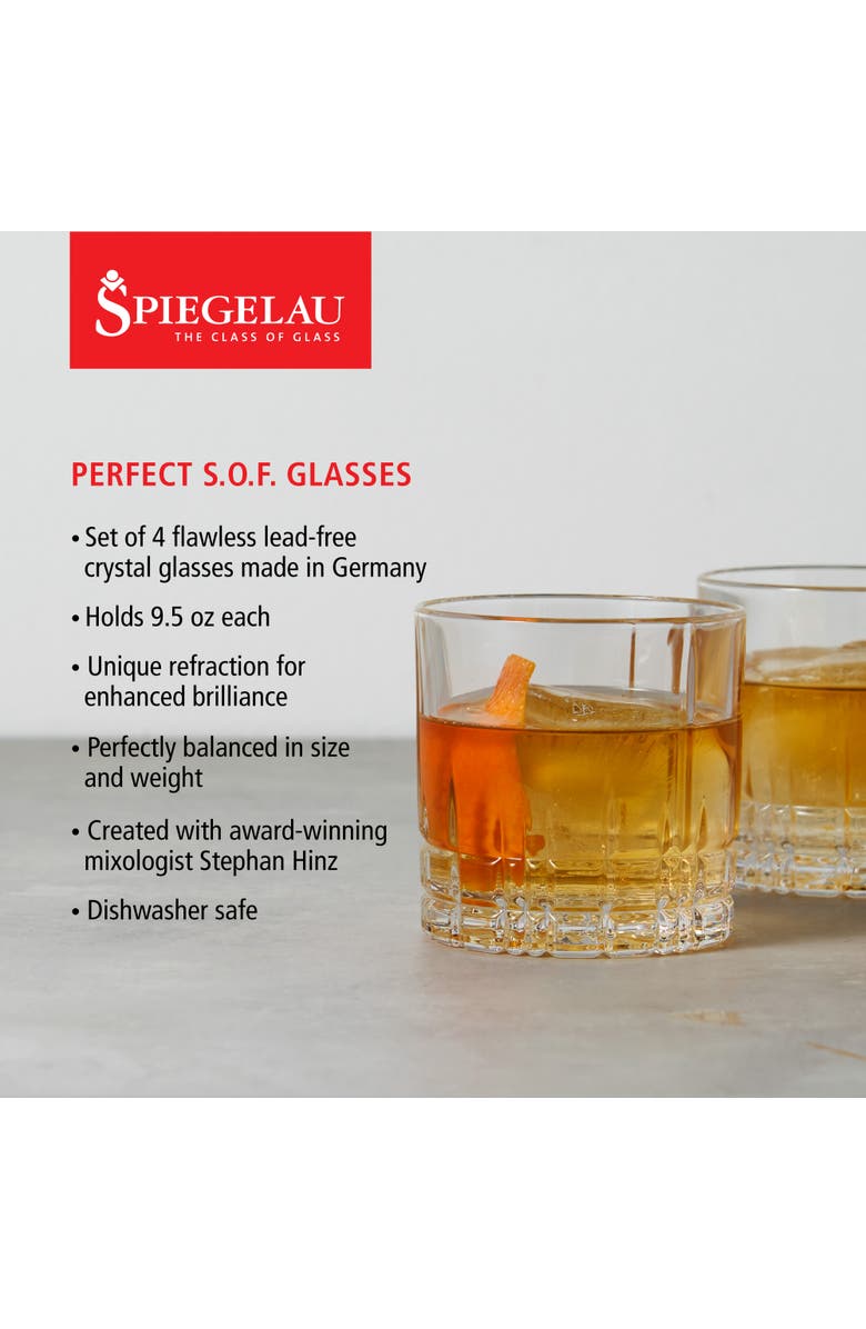 SPIEGELAU Perfect S.O.F. Glass Set of 4, Alternate, color,