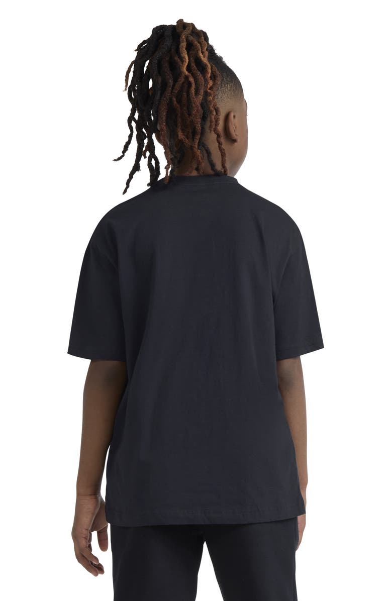 Jordan Kids' Skyline Rings Cotton Graphic T-Shirt, Alternate, color, Off Noir