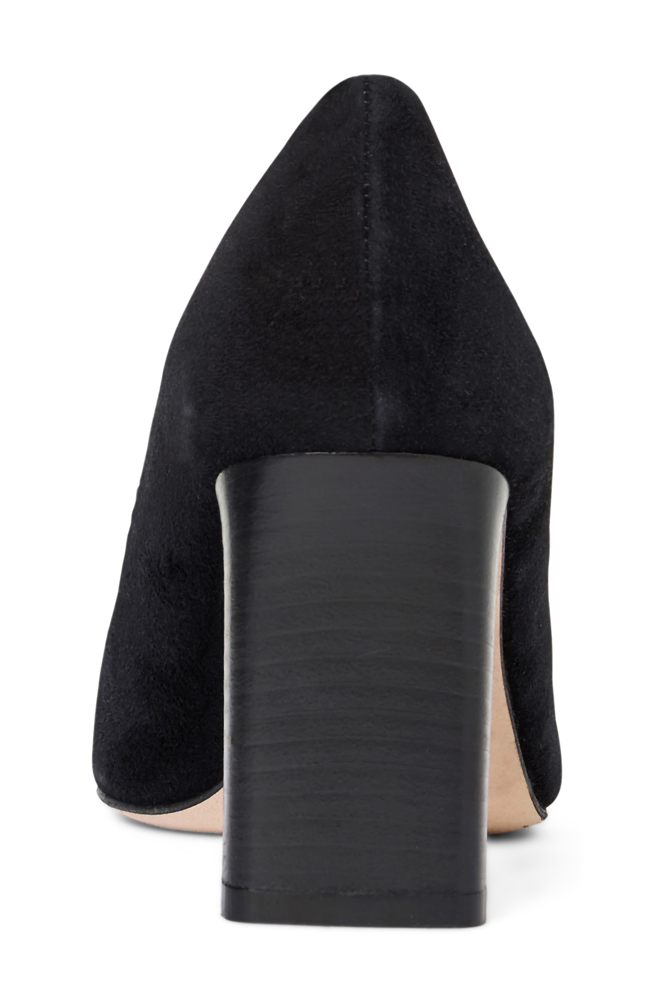 Amadora Block Heel Pump, Alternate, color, BLACK